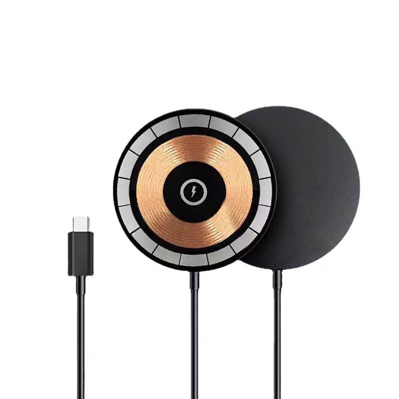 Qi2 15W Fast Magnetic Wireless Charger – For iPhone 12–15 Series