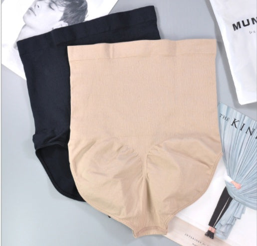 Breathable High-Waisted Silicone Shaping Panties – Tummy Control & Body Smoothing Underwear