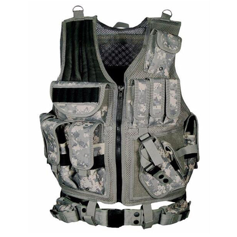 Tactical Military Vest – Molle Combat Armor Plate Carrier for Airsoft, Hunting & Outdoor Training