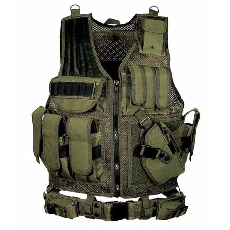 Tactical Military Vest – Molle Combat Armor Plate Carrier for Airsoft, Hunting & Outdoor Training