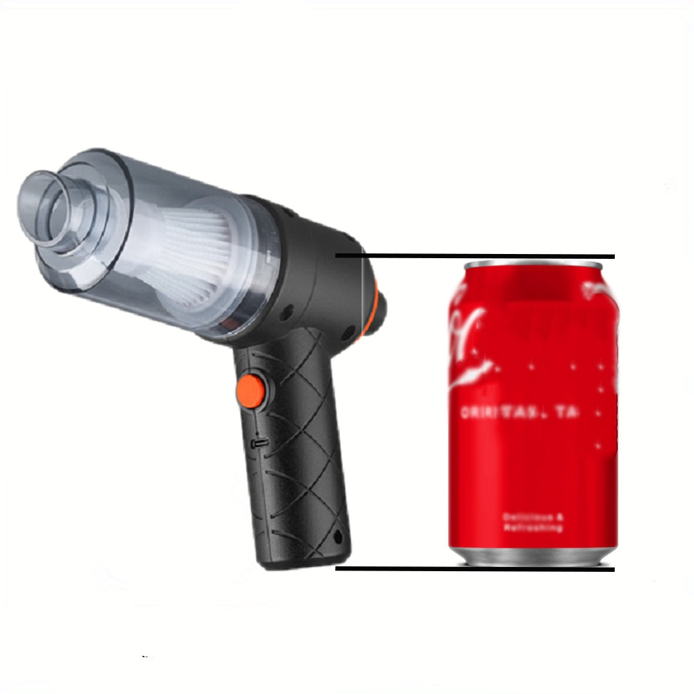 Mini Car Vacuum Cleaner – Wireless, Powerful Suction for Car & Home Cleaning