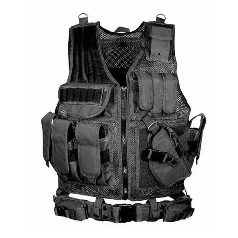 Tactical Military Vest – Molle Combat Armor Plate Carrier for Airsoft, Hunting & Outdoor Training