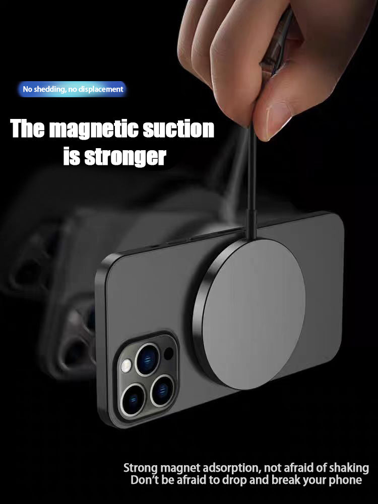 Qi2 15W Fast Magnetic Wireless Charger – For iPhone 12–15 Series