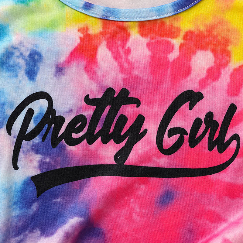 Toddler Girls' "Pretty Girl" Outfit Set – Long Sleeve Pullover Top & Matching Pants for Spring and Fall