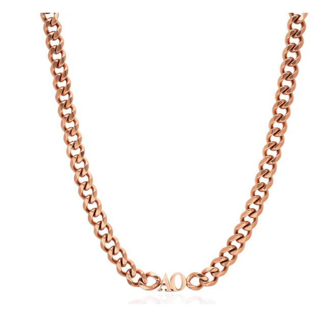 Creative Custom Letter English Name Necklace Stainless Steel Choker Necklace Personalized Cuban Chain Christmas Gifts