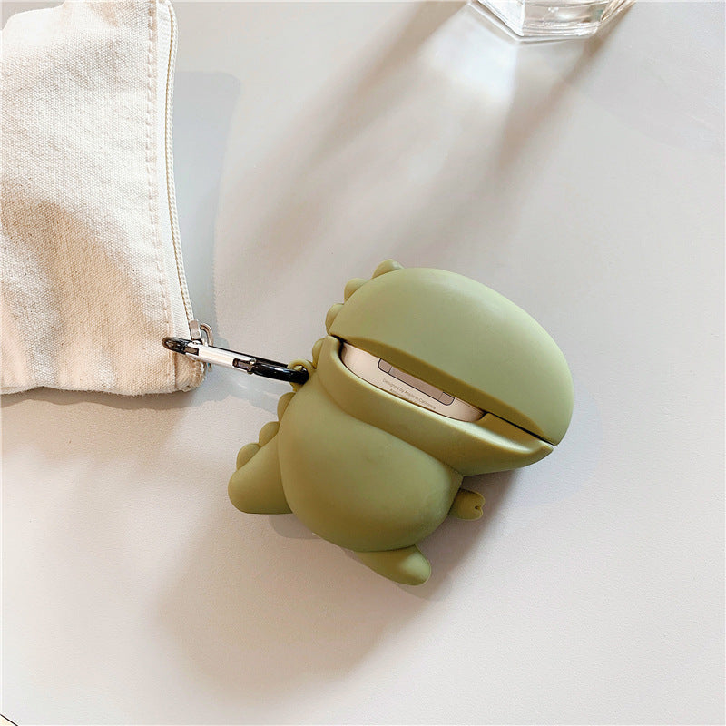 Fashion Dinosaur Protective Box Bluetooth Wireless Earphone Cover Stereo Silicone