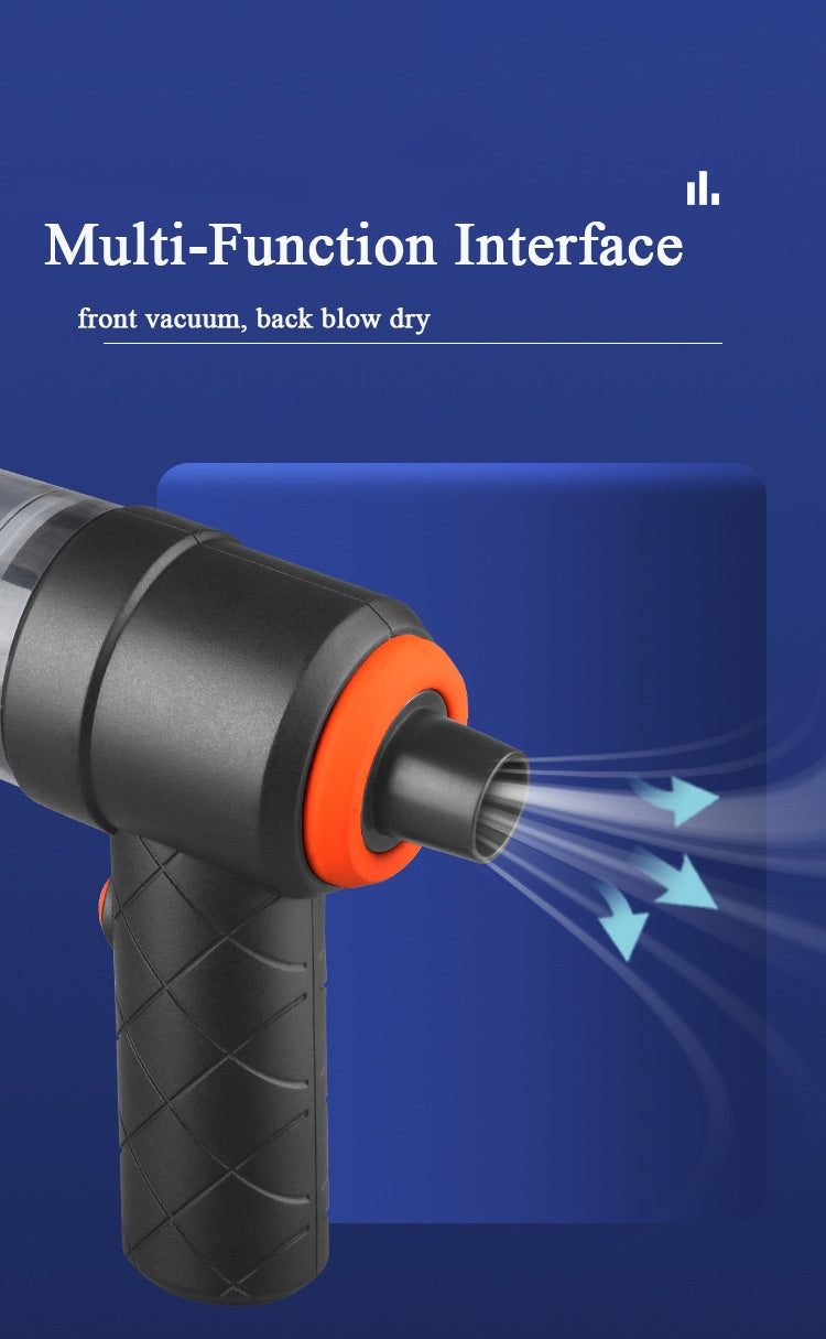 Mini Car Vacuum Cleaner – Wireless, Powerful Suction for Car & Home Cleaning