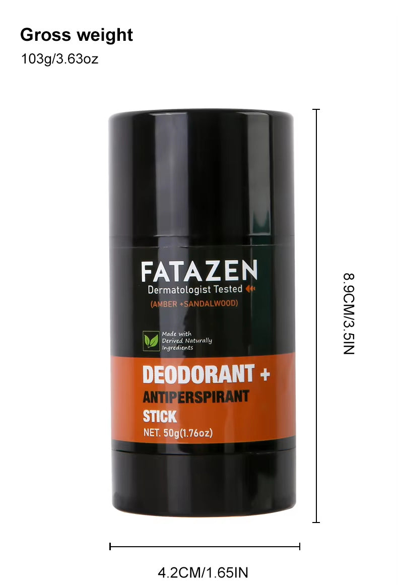 Herbal Deodorant Antiperspirant Stick Body Glide Natural Vegan Sandal Amber Sweat Odor Balm Deodorant Stick
