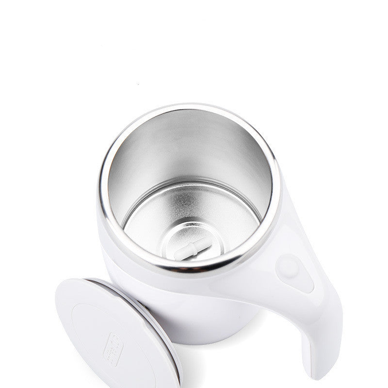 Rechargeable Self-Stirring Coffee Mug – Lazy Magnetic Mixing Cup for Milkshakes