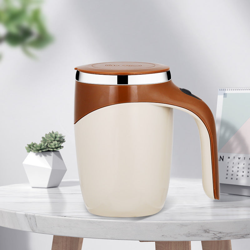 Rechargeable Self-Stirring Coffee Mug – Lazy Magnetic Mixing Cup for Milkshakes