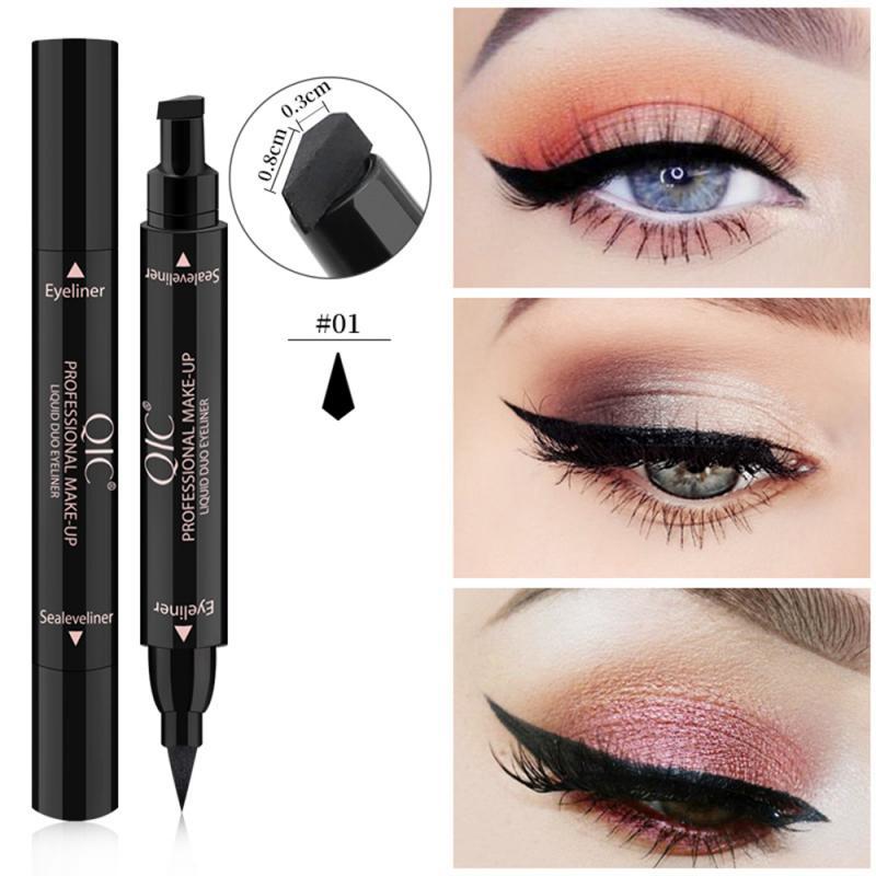 Double-Headed Wing Stamp Eyeliner Pen – Waterproof, Smudge-Proof, Perfect Cat Eye Tool