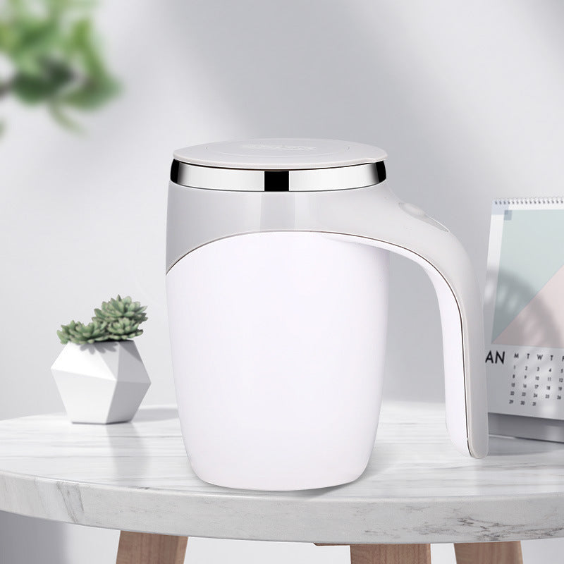Rechargeable Self-Stirring Coffee Mug – Lazy Magnetic Mixing Cup for Milkshakes