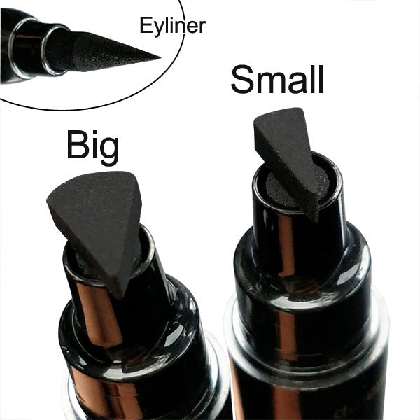 Double-Headed Wing Stamp Eyeliner Pen – Waterproof, Smudge-Proof, Perfect Cat Eye Tool