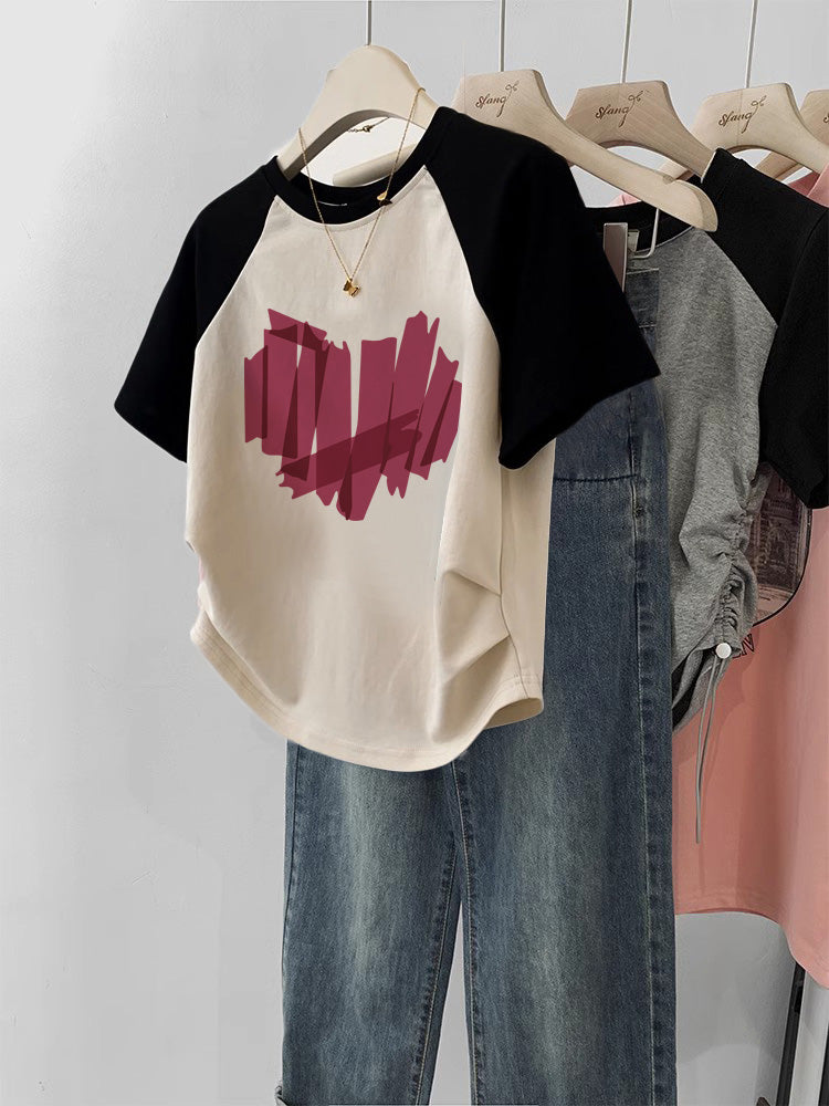 Sweet & Spicy Women's Cropped T-Shirt – Soft Cotton Tee for Casual Style