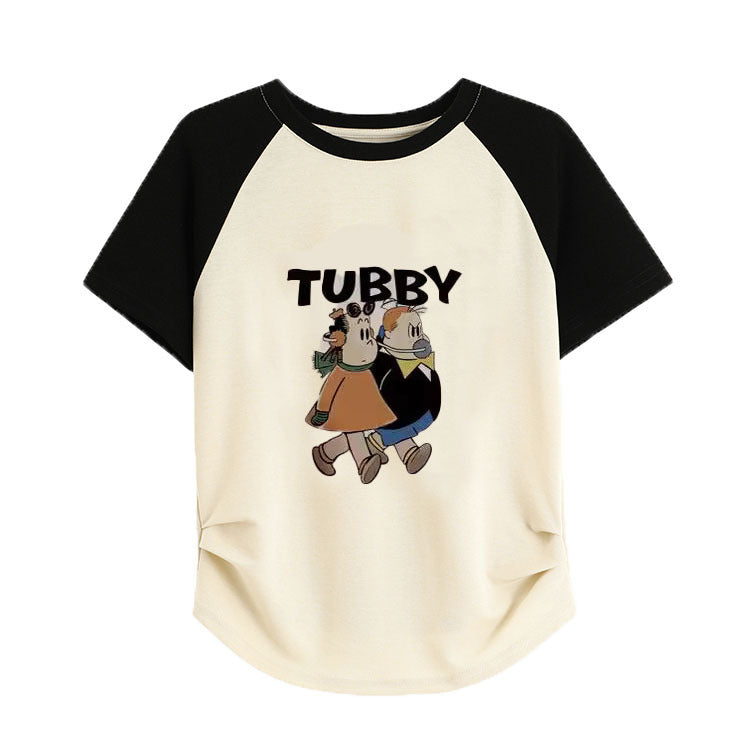 Sweet & Spicy Women's Cropped T-Shirt – Soft Cotton Tee for Casual Style
