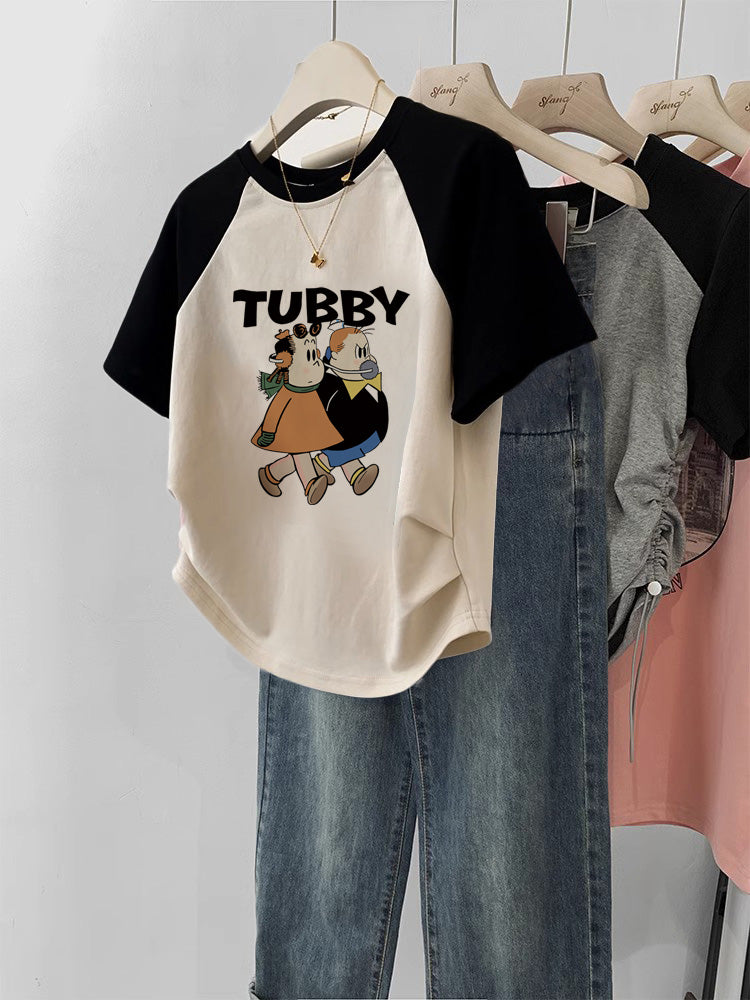 Sweet & Spicy Women's Cropped T-Shirt – Soft Cotton Tee for Casual Style