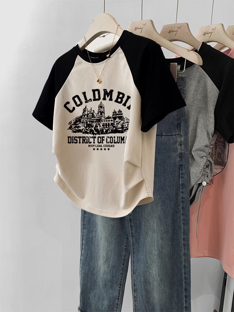 Sweet & Spicy Women's Cropped T-Shirt – Soft Cotton Tee for Casual Style