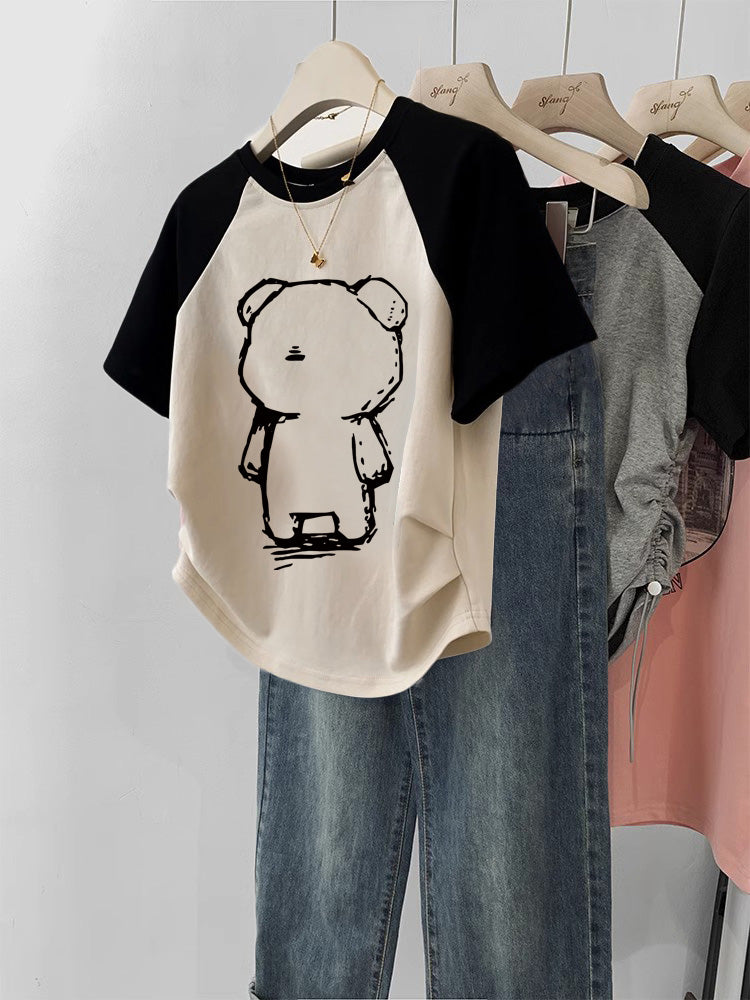 Sweet & Spicy Women's Cropped T-Shirt – Soft Cotton Tee for Casual Style