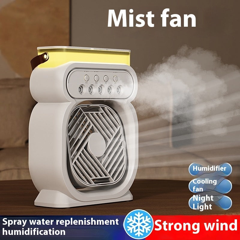 3-in-1 Air Cooler – Portable Evaporative Fan, Humidifier & LED Light