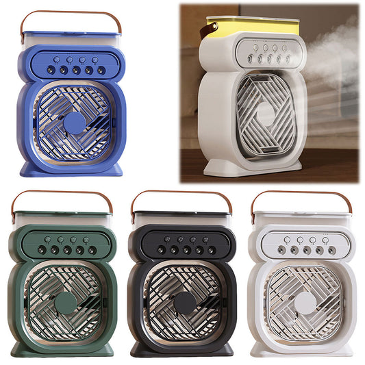 3-in-1 Air Cooler – Portable Evaporative Fan, Humidifier & LED Light