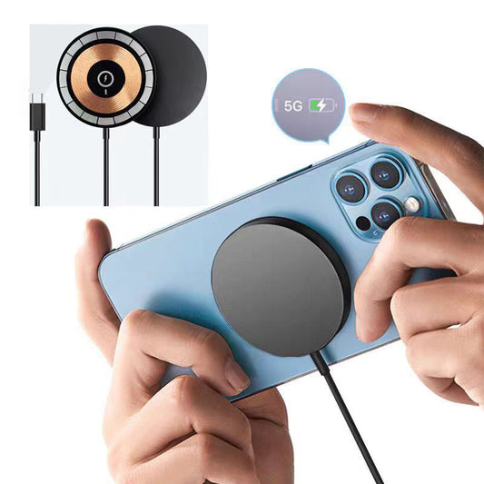 Qi2 15W Fast Magnetic Wireless Charger – For iPhone 12–15 Series