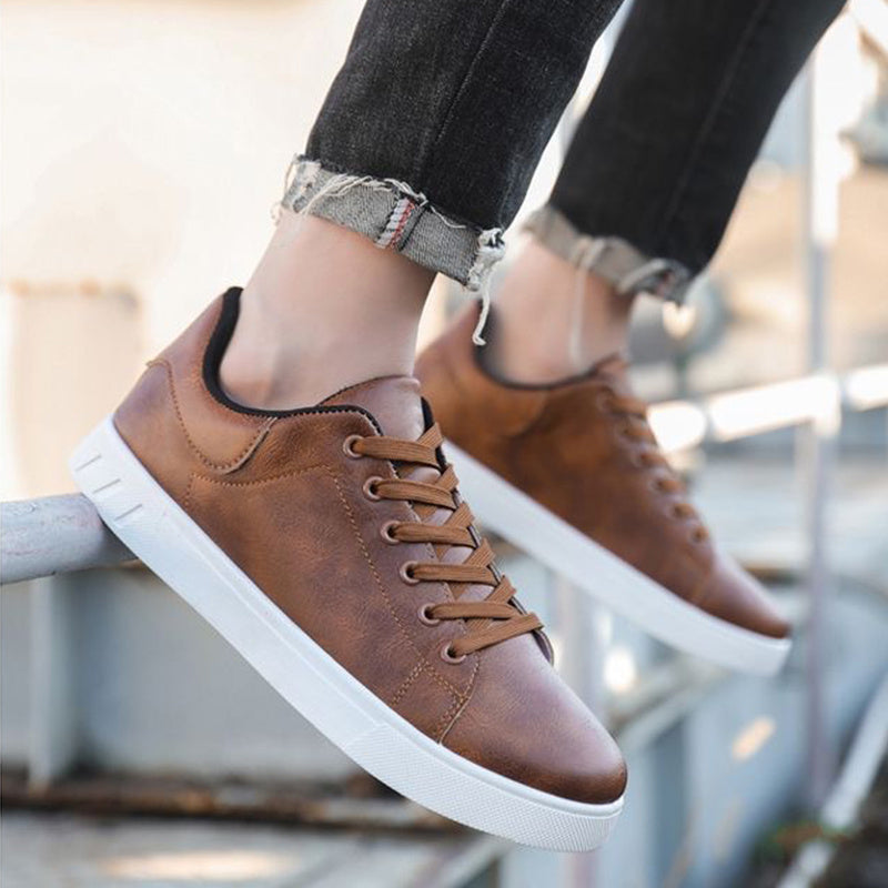 Lace-up Flat Shoes Men's Fashion Casual Shoes 2025